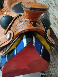 อานม้าแบบคลาสสิกตะวันตกคุณภาพสูงหนังพรีเมี่ยมพร้อมชุดอุปกรณ์ฟรีผู้ผลิตขายส่ง - Product Image 2