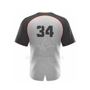 Uniforme de baseball de haute qualité 100% Polyester matériau Durable respirant séchage rapide personnalisable couleur Logo extérieur - Product Image 5