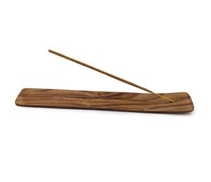 Soporte para varitas de incienso de alta venta Bandeja para recoger cenizas de incienso con forma de barco de hoja con acabado antiguo. - Product Image 6