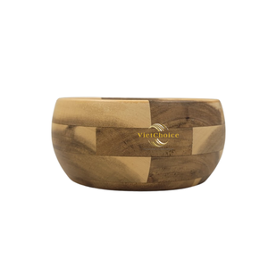 Tazón de Bambú Ecológico, Tazón de Bambú Natural para Servir, para Uso en la Cocina y el Comedor - Product Image 1
