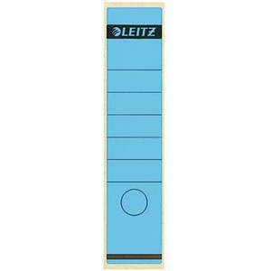 ป้ายติดหลังแฟ้ม LEITZ สีน้ำเงิน แบบมีรูเจาะ ขนาดกว้าง/ยาว 61.5 x 285 มม. บรรจุ 10 ป้าย/แพ็ค สำหรับใช้ในสำนักงาน - Product Image 1