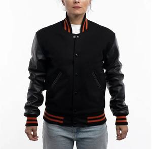 Chaqueta universitaria de alta calidad para mujer para invierno Estilo callejero cómodo con relleno de algodón Patrón sólido - Product Image 5