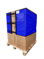 Fabrieks prijs PE/PVC palletwikkelneth, zachte beschermende verpakkingszak voor rijstproducten, milieuvriendelijk, wateroplosbaar