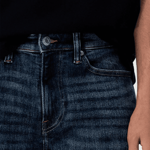 Shorts en jean pour homme, délavés à l'acide, avec strass personnalisés, double genouillère vintage, déchirés, cargo ample et baggy - Product Image 4