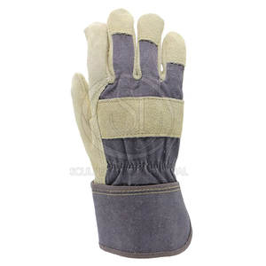 ถุงมือทำงานหนังกันลื่นทนทานต่อการสึกหรอเพื่อความปลอดภัย - Product Image 4