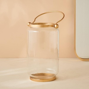Unique Design Metal Lanterns with Glass <b>Candle</b> Holders for <b>Dinner</b> Room and Home Christmas Decorations - Product Image 1