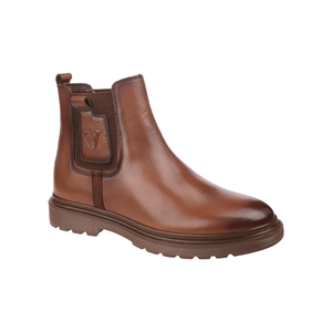 1035 Men's Chelsea Boots Genuine Leather Slip Resistant Autumn Winter Walking Footwear - Product Image 3