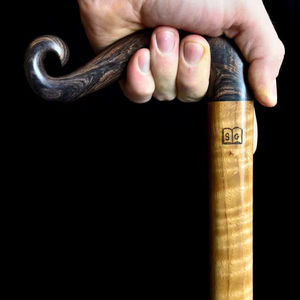 Precio HECHO A MANO Bastón de madera ajustable con múltiples nudos Bastón de madera fuerte para ancianos por Standard International - Product Image 3