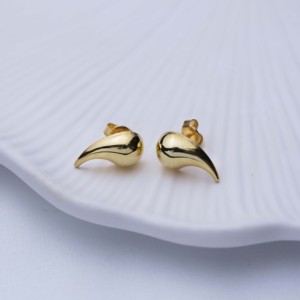 ต่างหูห่วงแบบเรียบง่าย ดีไซน์ตุรกี ทำมือ ขายส่ง เครื่องประดับเงินแท้ 925 - Product Image 2