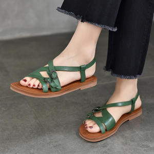 Chaussures plates et richelieu en cuir souple pour femmes, confortables à enfiler, idéales pour le bureau, les occasions décontractées, les soirées et la marche quotidienne - Product Image 2