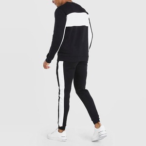 Survêtement personnalisé de haute qualité pour hommes Slim Fit respirant Jogging ensemble Streetwear couleurs unies pas cher taux/prix usine 2026 - Product Image 3