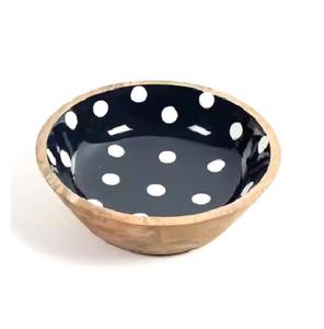 Cuencos de Madera con Hermosas Obras de Arte en Esmalte, Artesanía Natural Ecológica y Sostenible, Estilo Animal de Cuerno Bellamente Pulido para Comer - Product Image 2