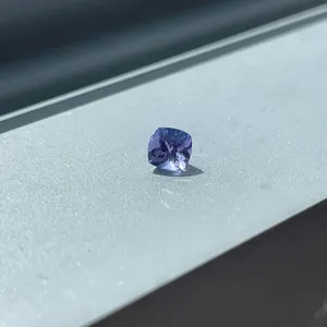 कुशन टैनज़ाइट 0.97ct tanzanite रत्न मूल प्रमाणित प्राकृतिक टैनज़ानाइट 100% प्राकृतिक पृथ्वी का खनन 5.81 मिमी कम कीमत