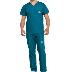 Uniformes de enfermera para hombre y mujer a la moda, conjuntos de uniformes de enfermera con cuello levantado, último diseño, trajes de uniforme de enfermera, ropa médica de manga corta - Product Image 1