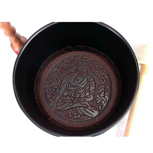 Dernier Design Moderne Mantra Spirituel Bol Chantant en Aluminium Yoga Thérapie Sonore Guérison Méditation Bol Chantant Forme Ronde - Product Image 2