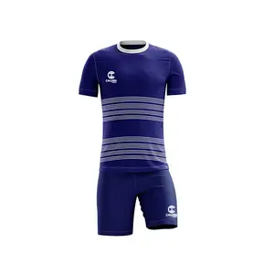 Camisa de futebol barata, uniforme de futebol respirável, confortável, de alta qualidade