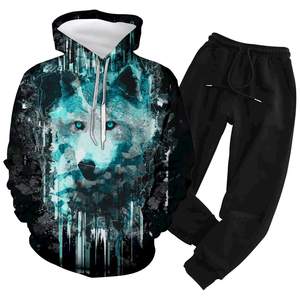 Alta calidad personalizado al por mayor de fábrica OEM 3D sublimación chándal nueva moda chándales gráfico hombres impresión Digital chándal - Product Image 4