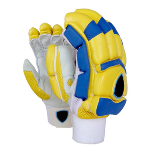 SportsGear New Design Plain Solid Color <b>Cricket</b> Batting Gloves Customized Logo Printing Made of Leather - Product Image 4