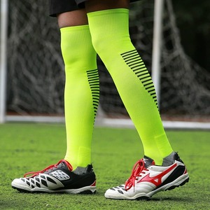 Chaussettes hautes de football au genou pour adultes Spandex/Nylon/Coton absorbant la sueur et antibactérien Commandes en gros du fournisseur d'usine - Product Image 6