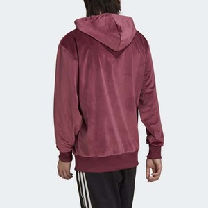 Sudadera con capucha de algodón para hombre, prenda deportiva masculina de alta calidad con logotipo personalizado bordado y cremallera lateral - Product Image 2