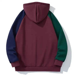 Ensemble deux pièces en molleton respirant pour homme, taille XS, personnalisé ODM, motif uni, sweat-shirt à capuche 100% coton brodé - Product Image 6