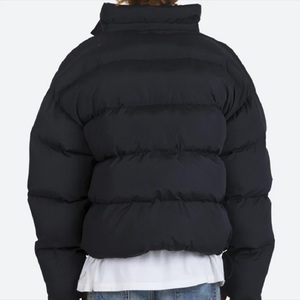 High Quality Custom Men's Hooded Jackets Oversized Outdoor Bubble Down <b>Coat</b> in Plus Size Winter Fabric Wholesale - Product Image 6