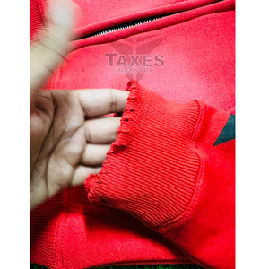 Custom Top Quality Men's Oversized 100% Cotton Fleece Casual Heavyweight Custom Logo Embroidery Distressed Winter Zip hoodies - Product Image 4