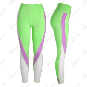 Anti-Cellulite Elastic Waist Yoga Leggings - High Waist <b>Seamed</b> Workout <b>Tights</b> for Women - Breathable & Squat Proof - Product Image 2