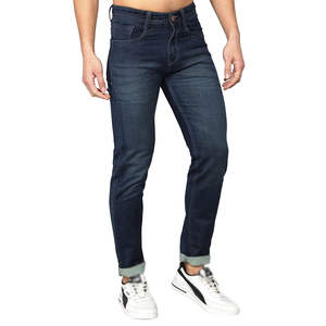 Pantalones Vaqueros Clásicos Rectos de Algodón para Hombre, Venta al por Mayor, Última Moda 2026, Ajustados, Encantadores, con Logotipo Personalizado - Product Image 1