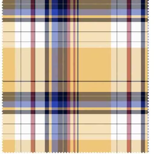 Tissu en coton peigné élégant motif teint en fil tissé durable conception Oxford en gros pour les filles et les garçons - Product Image 1