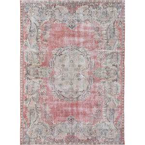 Vintage Large Area Hand Knotted Wool <b>Rugs</b> Red & Orange Medallion Pattern for Home Living Room or Hallway-Pae-2468 - Product Image 1