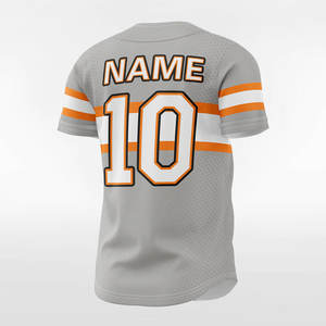 Camiseta de béisbol unisex con sublimación en blanco transpirable para hombre al por mayor - Product Image 4