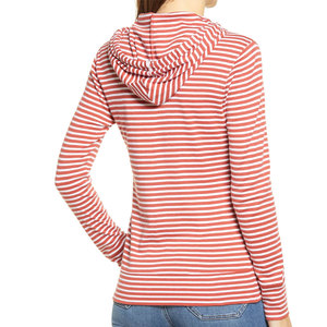 <b>Stripped</b> Design Women Pullover Full Sleeves & Custom Logo With Adjustable Drawstrings And Customizable Logo Design For Comfort - Product Image 2