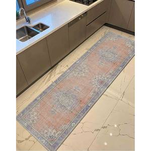 Tapis de style turc imprimé en 3D : design antique violet, avec poils doux - Product Image 5