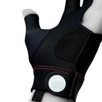Vente directe d'usine, prix de gros, bonne qualité, gants de billard snooker à trois doigts, antidérapants, extensibles, unisexes, sport