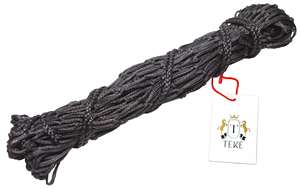 Filet à foin en nylon résistant pour chevaux, sac en maille à alimentation lente, durable et facile à remplir, idéal pour l'écurie, le hangar, le pâturage - Product Image 2