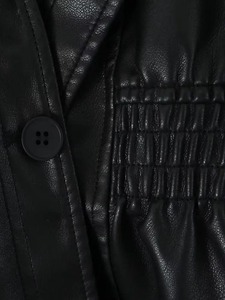 แจ็กเก็ตหนังแท้สำหรับผู้หญิงเสื้อแจ็คเก็ตหนังแท้กันลมปรับแต่งได้เสื้อแจ็คเก็ตหนังแท้แบบพรีเมี่ยม - Product Image 5