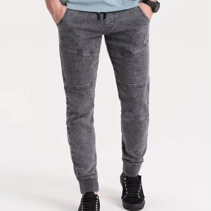 Slim Fit Jam Luxury Jeans Distressed Ripped Biker Jeans: Mens