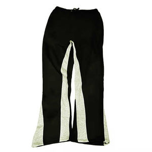 High Quality OEM Custom Logo Flare Pant <b>Elastic</b> <b>Waist</b> Streetwear Jogger Men's Flared Sweatpants Khaki Blank Supply Man <b>Trousers</b> - Product Image 5