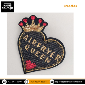 Các Chuyên gia Trong Bán Chính Hãng Chất Lượng Handmade Thêu Tay Vàng Hạt Và Thạch Làm Nồi Chiên Không Khí Nữ Hoàng Trâm <span class=keywords><strong>Pins</strong></span> - Product Image 3