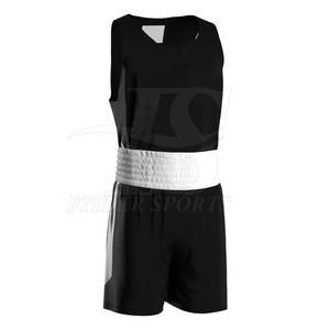 Combinaisons de boxe pour hommes, style 2025, couleurs personnalisées, 100% coton, respirantes, séchage rapide, service OEM, fabriquées au Pakistan - Product Image 3