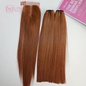 ผมมนุษย์แท้เวียดนามเป็นมัดแบบตรงสำหรับวิกผมยาว2x6ชุดวิกต่อผมมนุษย์แท้ - Product Image 2