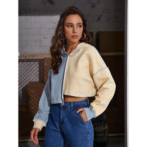 Nuevo estilo personalizado gota hombro moda entrenamiento transpirable chándal cintura elástica Sexy pulóver Sudadera con capucha chándales mujeres - Product Image 1