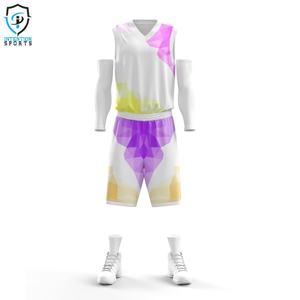 เสื้อบาสเก็ตบอลสำหรับผู้ชาย,เครื่องแบบบาสเก็ตบอลแบบสั่งทำ - Product Image 5