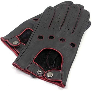 NUEVOS Guantes de Conducción GEO BROTHERS Unisex con Pantalla Táctil, de Cuero sin Forro, de Dedo Completo, Ligeros, Resistentes al Viento, Antideslizantes y con Protección en la Palma - Product Image 4