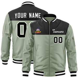 Vente en gros de vestes de baseball grande taille pour hommes manteaux d'hiver personnalisés en toile de polyester avec logo brodé OEM pour le collège - Product Image 5