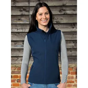 Customizable Printable Softshell Bodywarmer <b>Vest</b> for Hiking Workwear in Dry Sack Format - Product Image 3