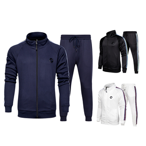 Ensemble de survêtement unisexe vintage pour l'automne, personnalisable avec logo, 100 % polyester, séchage rapide, vente en gros - Product Image 4