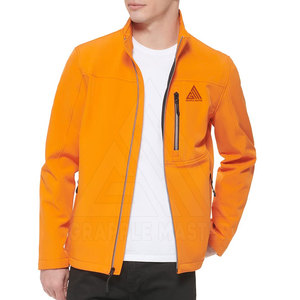 New Design Softshell <b>Jacket</b> for Outdoor <b>Workout</b> Stand Collar High Street Style for Winter Made of Nylon Polyester - Product Image 4