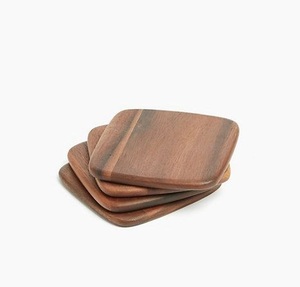 White Marble And Wooden Coasters Tabletop Tea And <b>Coffee</b> Mat & <b>Pads</b> for Home And Hotels Drinks Serving Coaster - Product Image 2